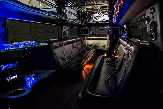 hummer limo interior