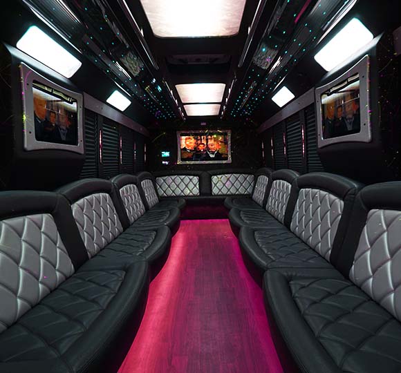 party bus rentals in pineville