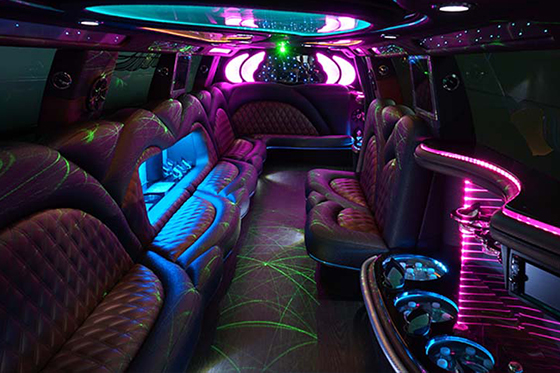 20 passenger escalade limo interior #2